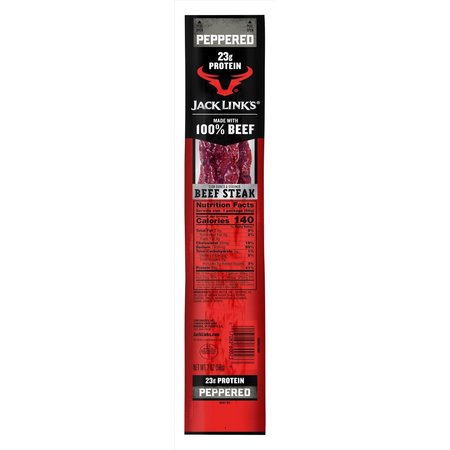 JACK LINKS Jack Link's Jumbo Peppered Beef Steak 2 oz Packet 06023